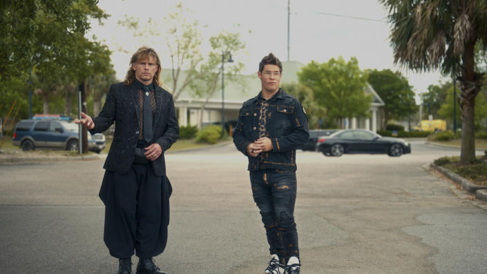 Adam Devine and Tony Cavalero in Season 2 of HBO&#39;s 