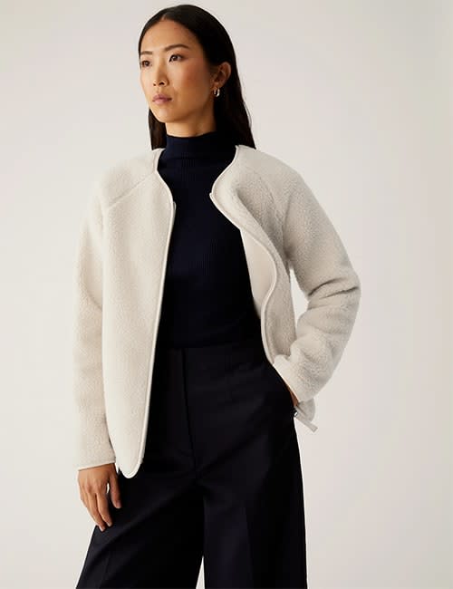 Marks & Spencer Shearling Jacket