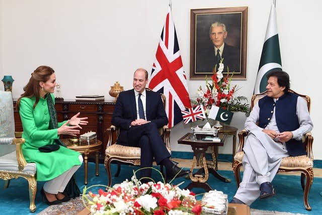 Royal visit to Pakistan in pictures