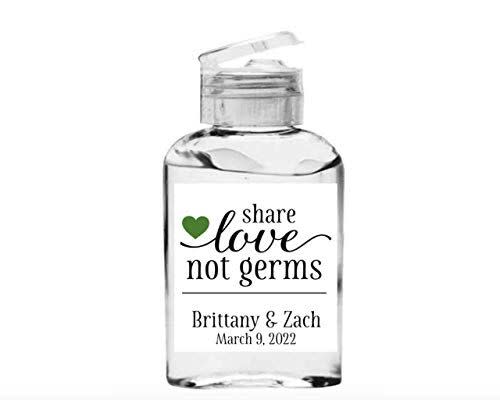 Personalized Mini Hand Sanitizer Labels (Set of 20)