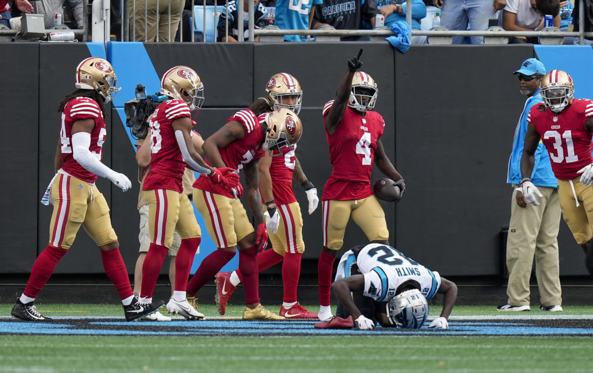 49ers-Panthers: Niners win 37-15 but Bosa, Gould and Moseley injured