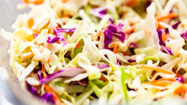 coleslaw close up