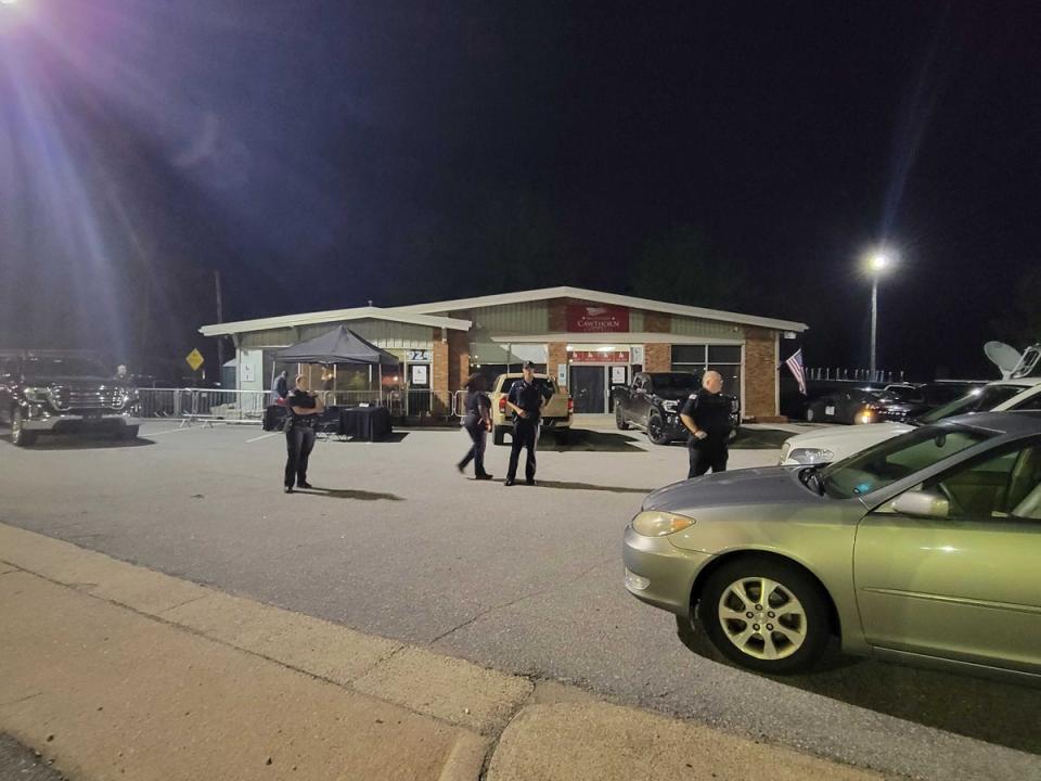 Several members of the Hendersonville police department forced The Independent off the premises (John Bowden)
