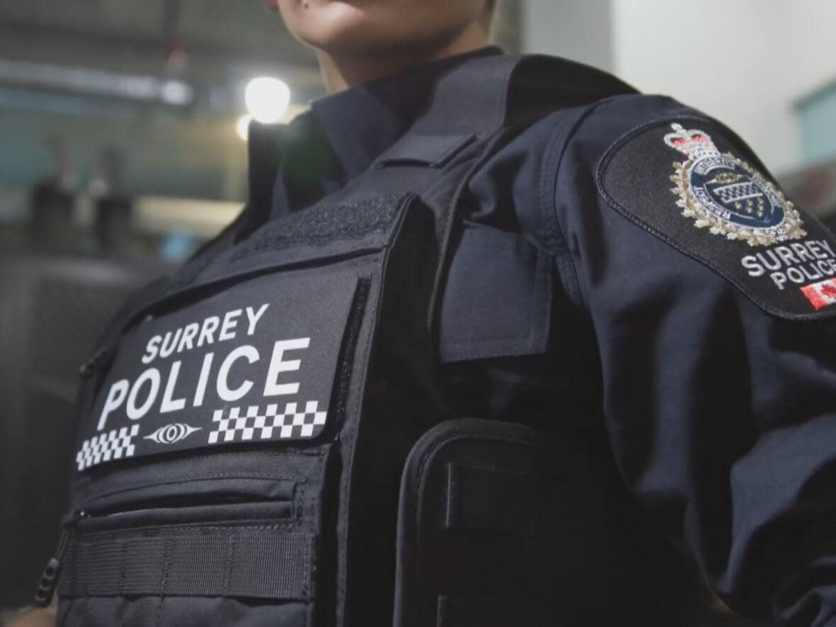 The IIO is investigating the death of a Surrey Police Service officer in Langley. (Surrey Police Service/Handout - image credit)