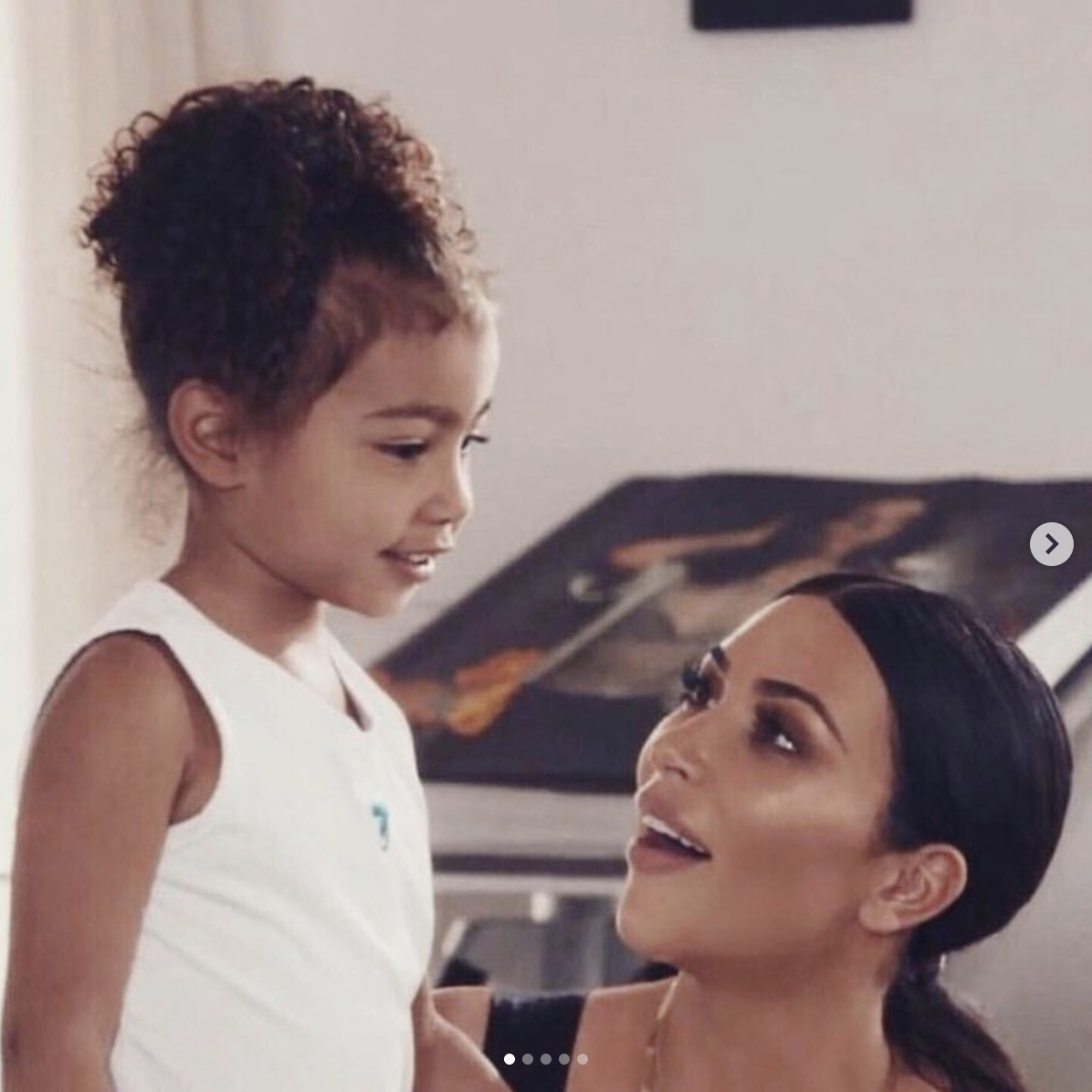 Kim Kardashian wished daughter North West a happy 6th birthday on Instagram. (Photo: Instagram/Kim Kardashian)