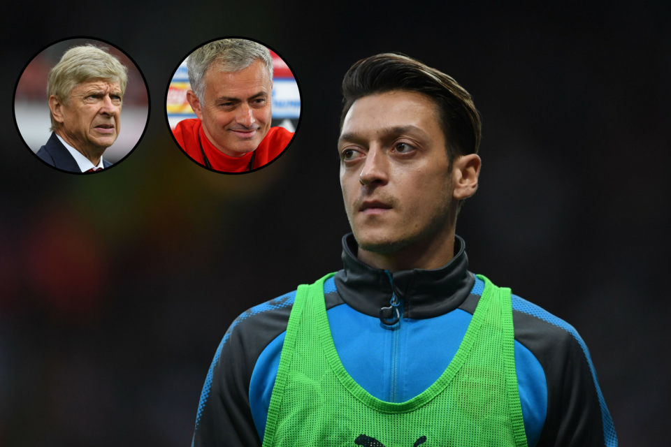 Gunning for a move: Mesut Ozil wants to join Manchester United, according to reports