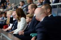 <p>Prince George's face represented the country's sadness as England went from a 1-0 lead to losing to Italy in the European Championship Final. </p>