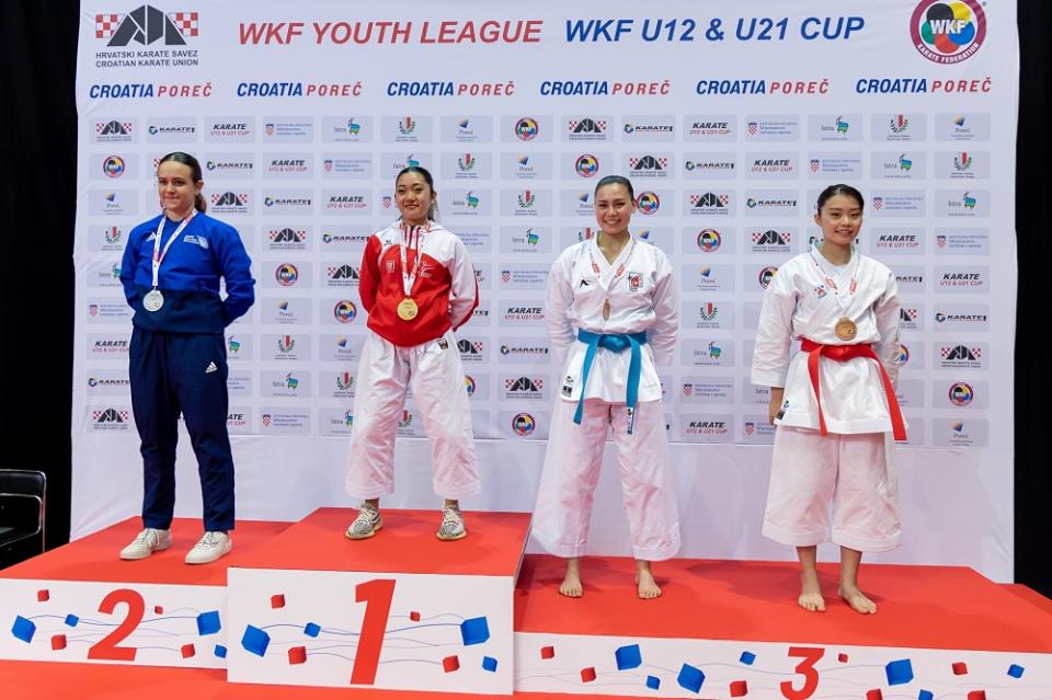 羅心汶（右）（Photo Credit: Croatian Karate Union Facebook）