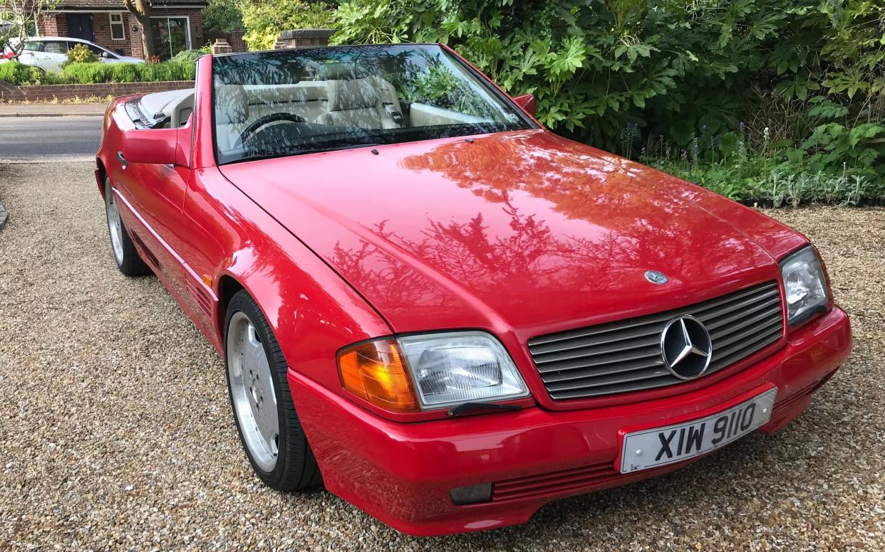 1992 Mercedes 300 SL 24V (R129 series) - Vicky Parrott owns it as a (hopefully) appreciating classic