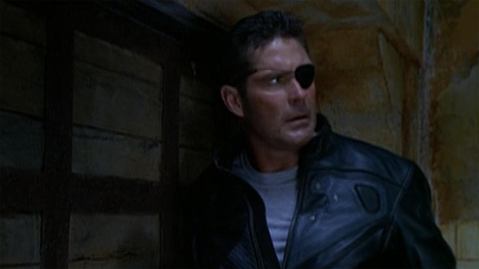 David Hasselhoff as Nick Fury in Nick Fury: Agent of Shield