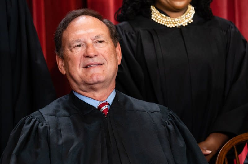 U.S. Supreme Court Justice Samuel Alito Jr faces two articles of impeachment for "failure to disclose financial income and gifts," and failure to recuse himself from cases "in which he had a personal bias or prejudice." File Photo by Eric Lee/UPI