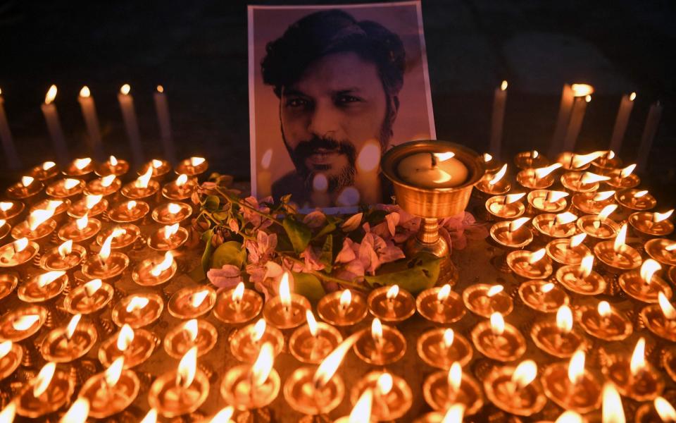 Photographers pay homage to Reuters journalist Danish Siddiqui - afp/afp