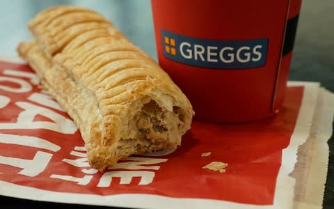 Greggs vegan sausage roll - Credit: Christopher Furlong/Getty Images Europe