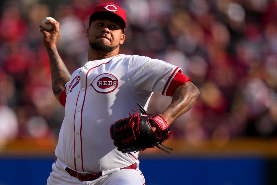 Frankie Montas is 2-0 with a 0.77 ERA in two starts for the Reds (6-4) this season. He'll oppose Brewers right-hander Joe Ross, who pitched 3 2/3 scoreless innings in his lone start, in the second game of the four-game series at Great American Ball Park Tuesday (6:40 p.m.)