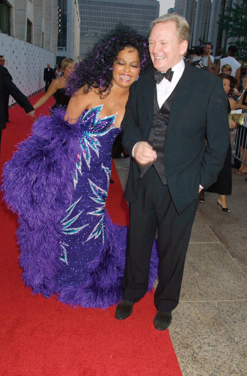 Mackie and Diana Ross in 2001