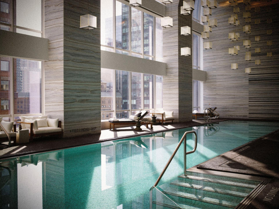 A serene oasis in the middle of Manhattan, Spa Nalai is set on the 25th floor of the new 5-star Park Hyatt with stunning city views. Like the hotel, everything about the spa is luxe and super fancy (with prices to match). Several of the treatment rooms include private outdoor terraces and the 65-foot long pool features an underwater classical music sound system. They even refer to their spa therapists as “Artisans of Rejuvenation.” There are two ways to go at Spa Nalai—either the seasonal head-to-toe revamp or the completely custom “atelier approach to wellness.” You simply choose if you would like a facial, body, or massage experience and they customize it with indulgent treatments like a luxe crushed diamond facial or a jade stone massage.