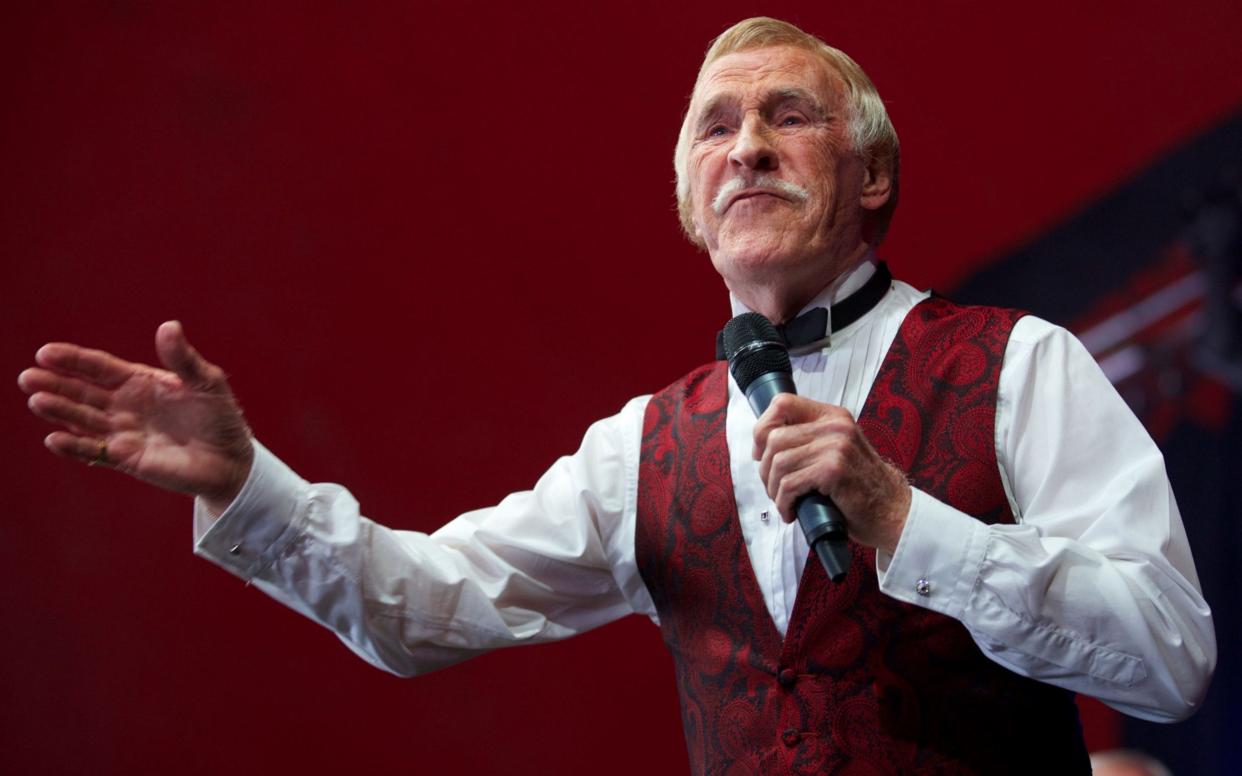 Sir Bruce Forsyth was remembered at the National Television Awards - AFP