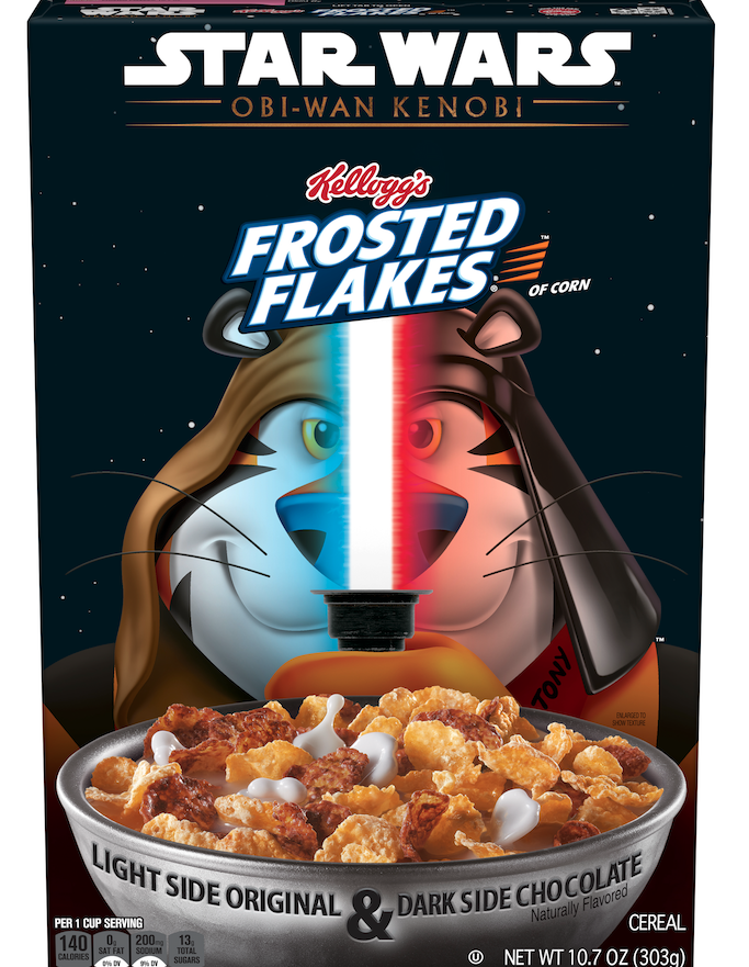 Obi-Wan Kenobi Frosted Flakes will hit stores in July 2022. (Photo: Kellogg's)