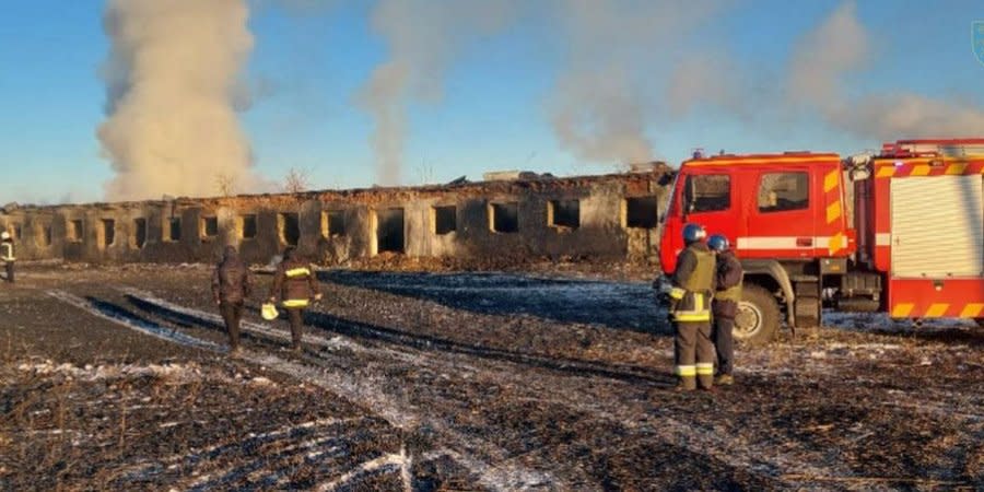 The Russians targeted agricultural enterprises