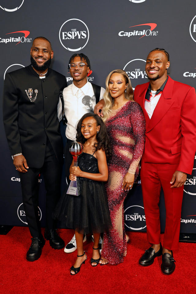 Savannah James Suits Up in Heels for LeBron James Record-Breaking Game