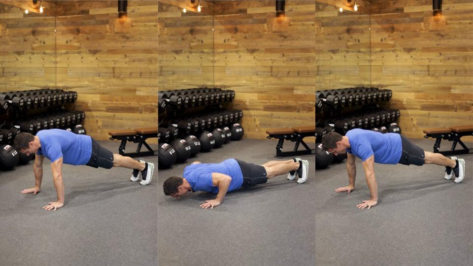 Don Saladino demonstrates push-up