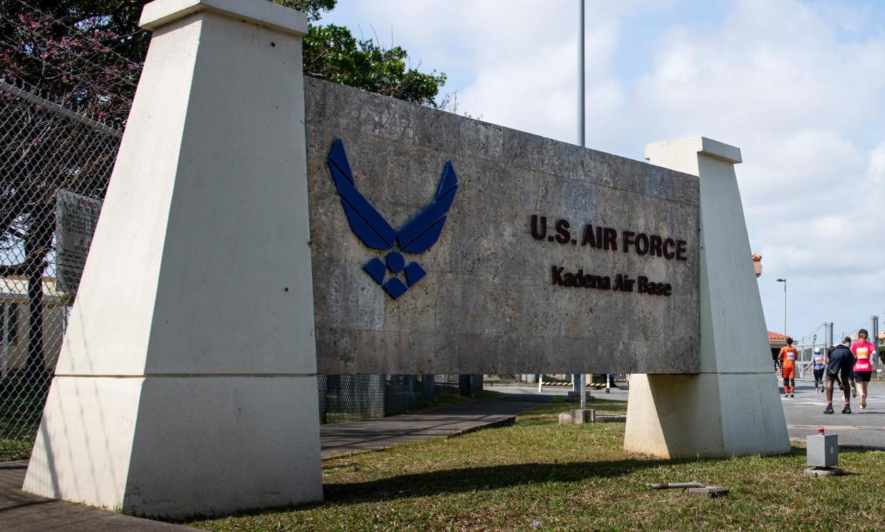 <span>Kadena air base in Okinawa, Japan, on 18 February 2024.</span><span>Photograph: Staff Sgt. Jessi Roth/18th Wing Public Affairs</span>