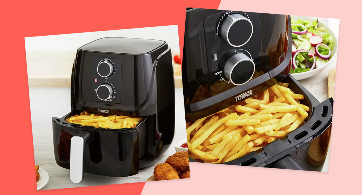 This £35 air fryer may be small, but shoppers say it's mighty good. (Argos / Yahoo Life UK)