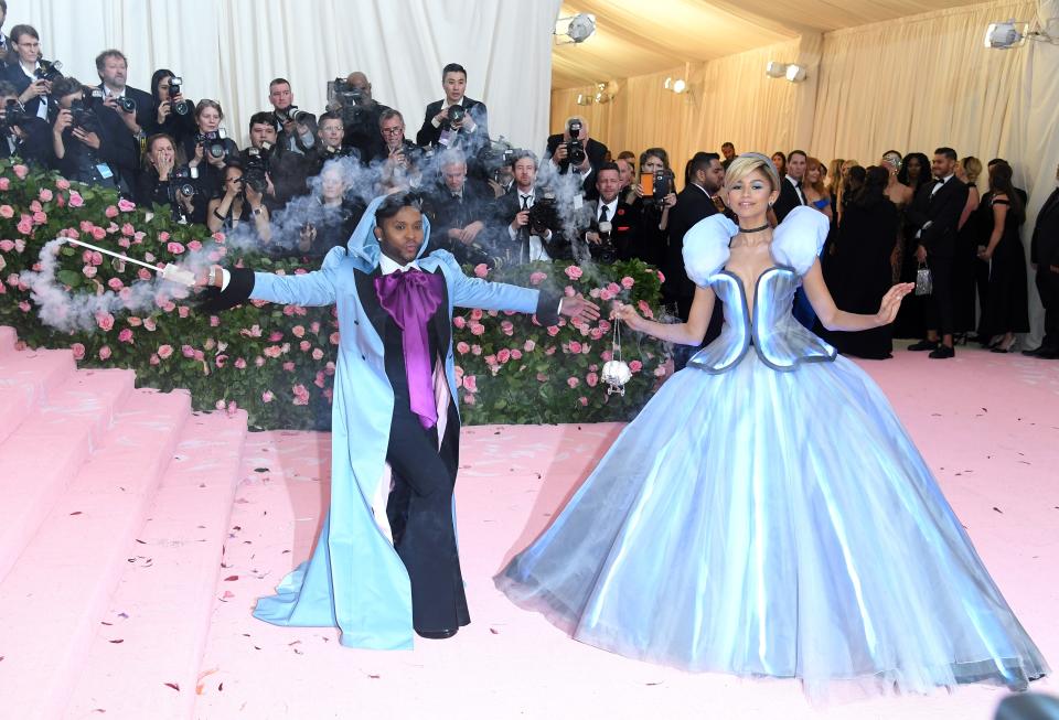 Zendaya arrives for the 2019 Met Gala celebrating “Camp: Notes on Fashion” at The Metropolitan Museum of Art on May 06, 2019.