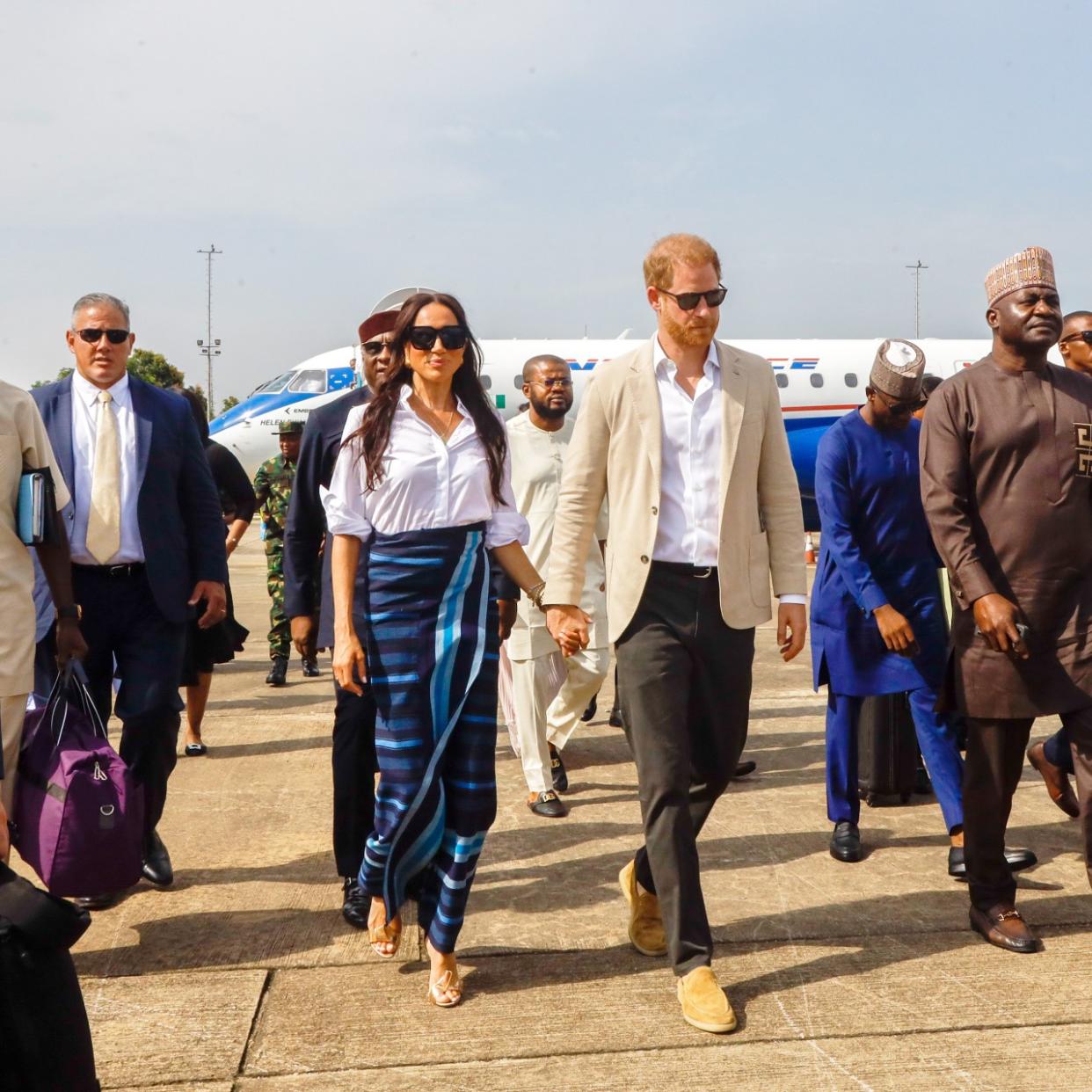  Prince Harry and Meghan Markle in Nigeria. 