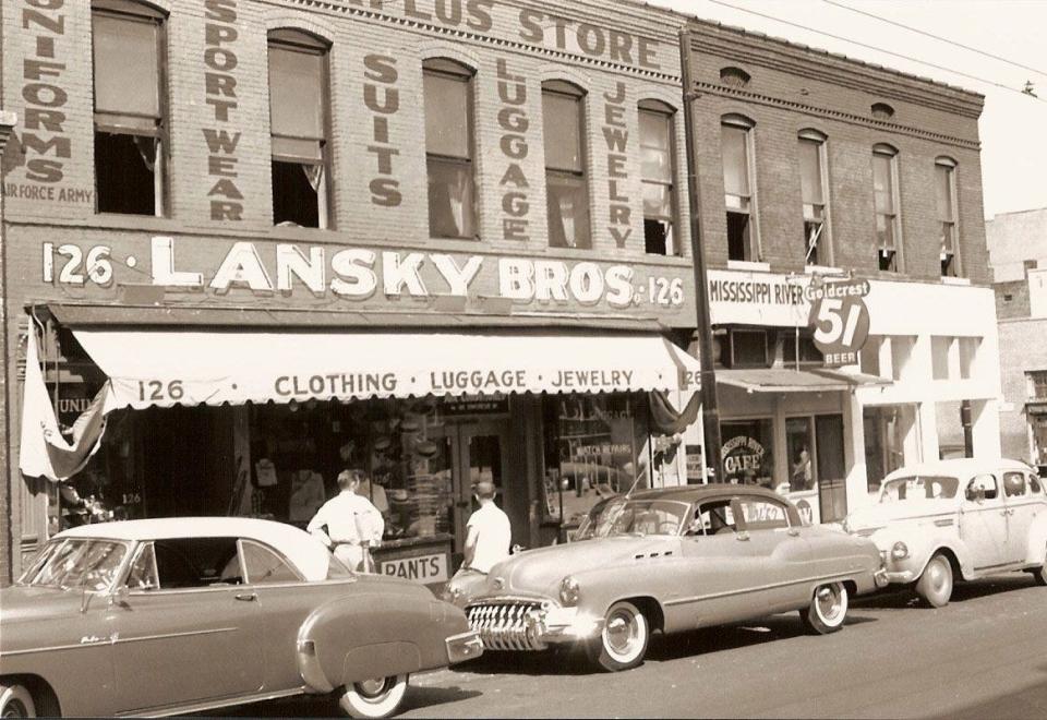 Lansky's landmark Beale Street store.