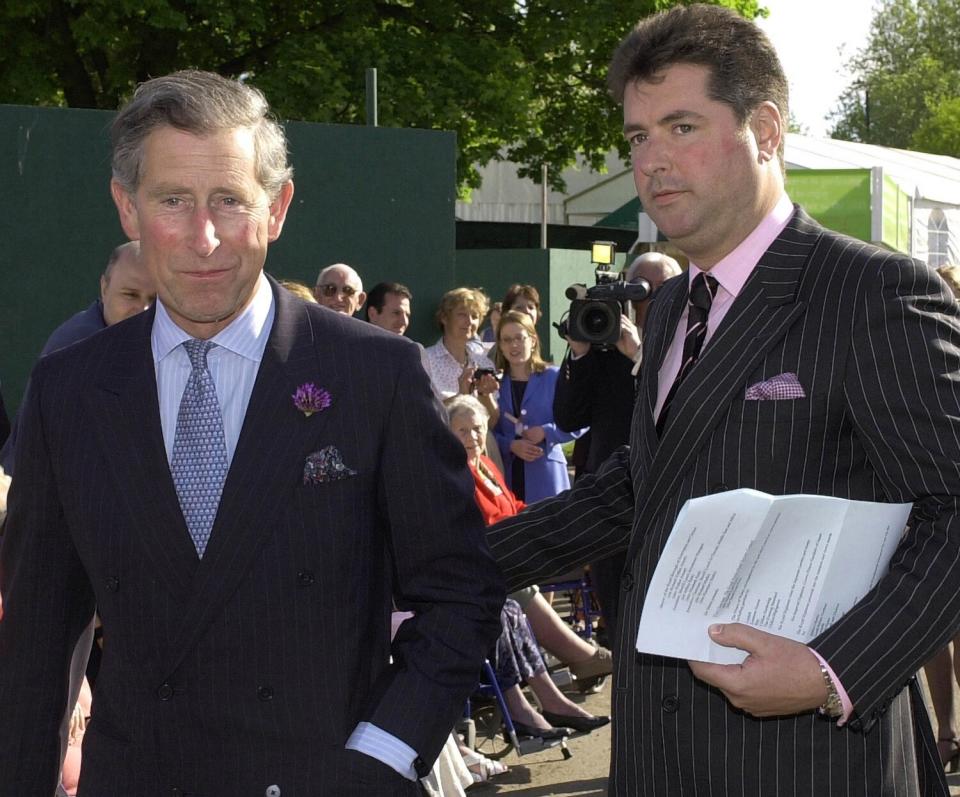 Prince Charles with his valet Michael Fawcett
