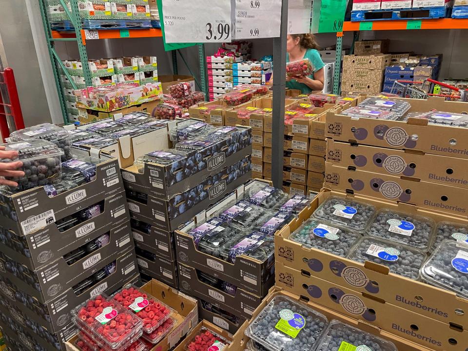 Berries at Costco.