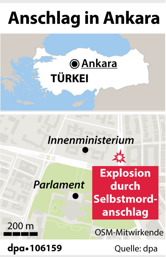 Anschlag in Ankara. (Grafik/Redaktion: J. Reschke)