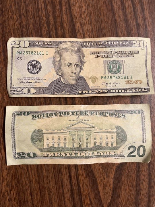 Counterfeit cash, sometimes known as “movie money,” collected in Ohio. (Solon Police Department via WJW)