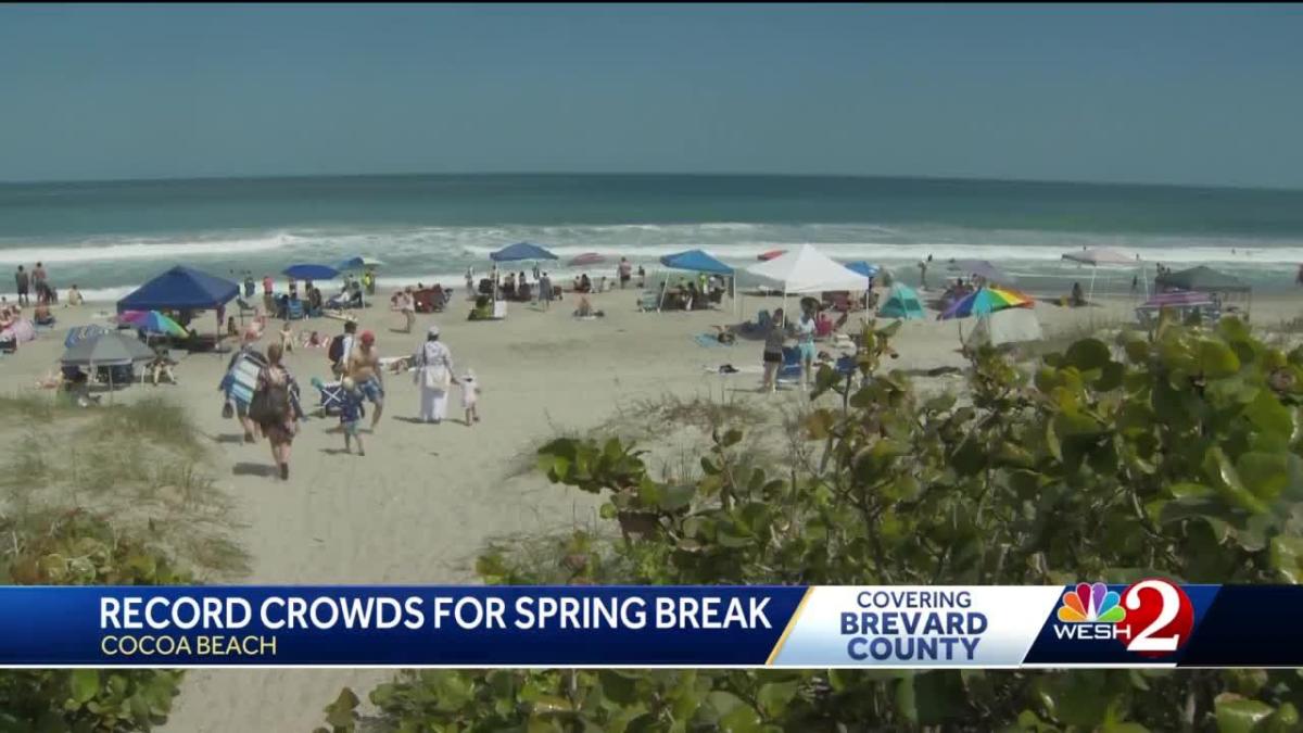 Record crowds expected in Brevard County as visitors arrive for spring break