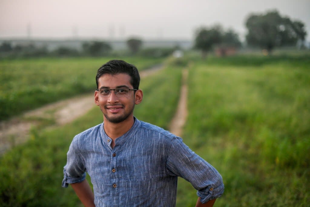 Vidyut Mohan, co-founder of Takachar, whose technology relies on oxygen-lean torrefaction and converts crop residue into sellable bio-products like fuel and fertiliser, helping bring down air pollution  (Earthshotprize.org)