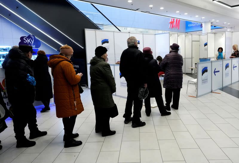 General election advance voting in Tallinn