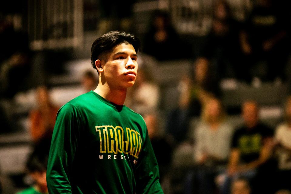 Iowa City West's Justin Avila has made back-to-back appearances at the state wrestling tournament, earning fourth place in 2022.