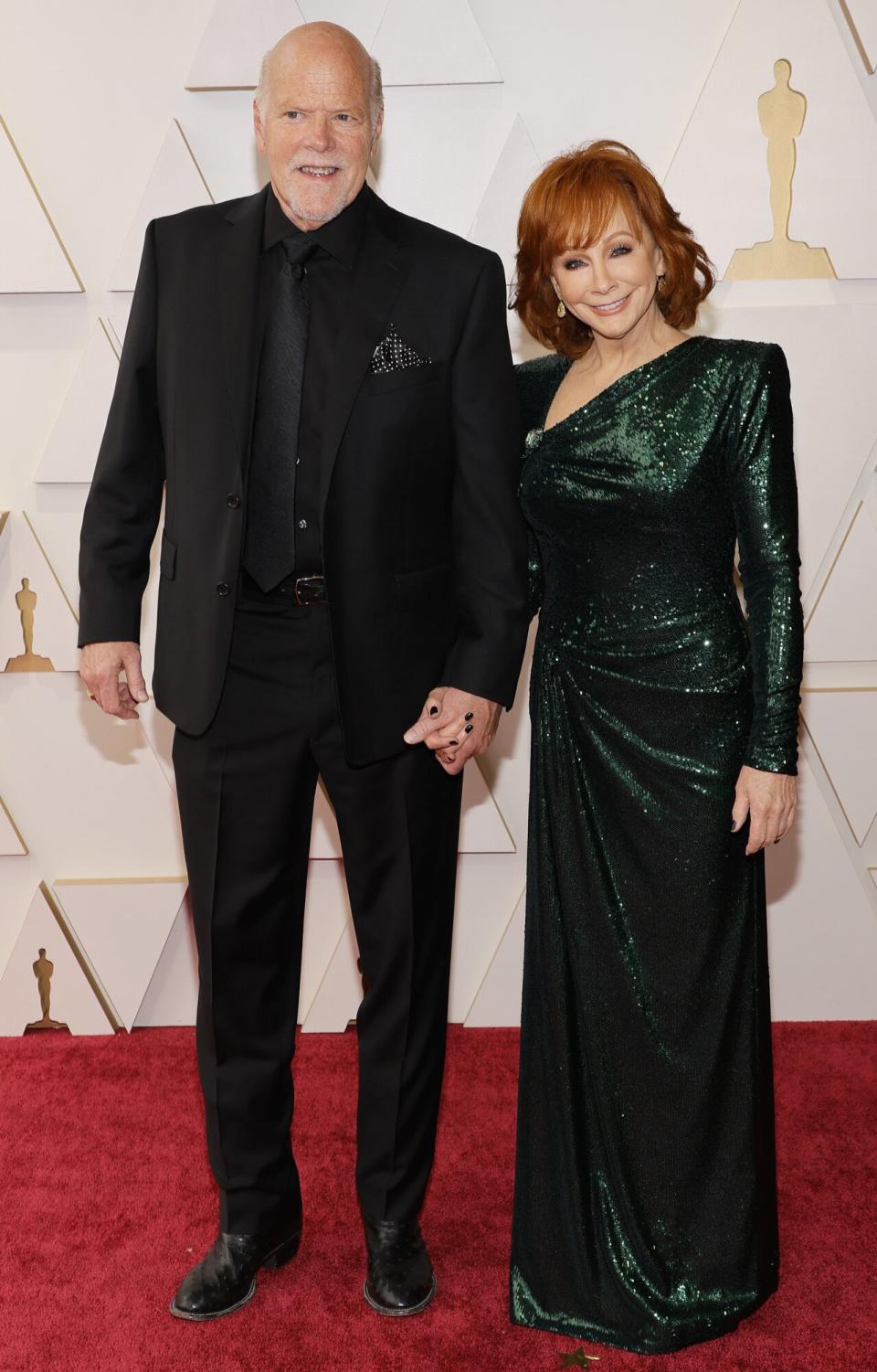 Rex Linn and Reba McEntire attends the 94th Annual Academy Awards at Hollywood and Highland on March 27, 2022 in Hollywood, California