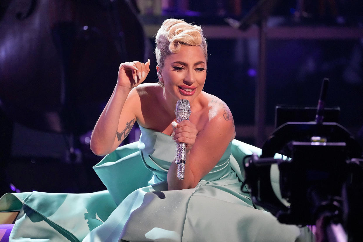 The NFL schedule had to be worked around big concert tours this fall from performers like Lady Gaga. (Photo by Kevin Mazur/Getty Images for The Recording Academy)