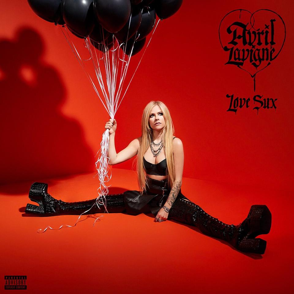 Avril Lavigne LOVE SUX Cover Art