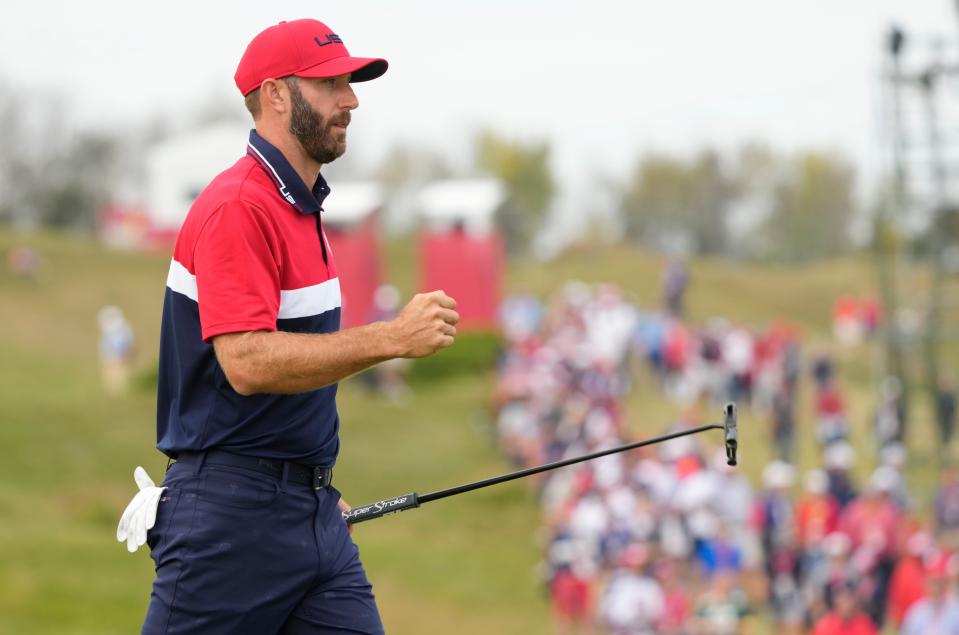 Dustin Johnson helped the USA win this year's Ryder Cup.