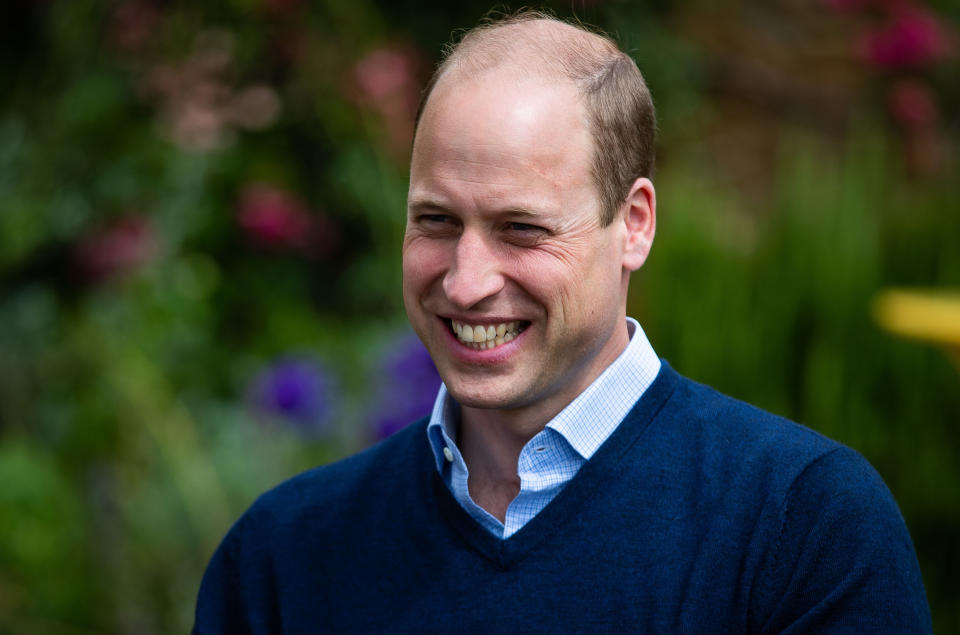 EMBARGOED TO 2230 BST FRIDAY JULY 3 The Duke of Cambridge talks to the landlords and workers at The Rose and Crown pub in Snettisham, Norfolk.