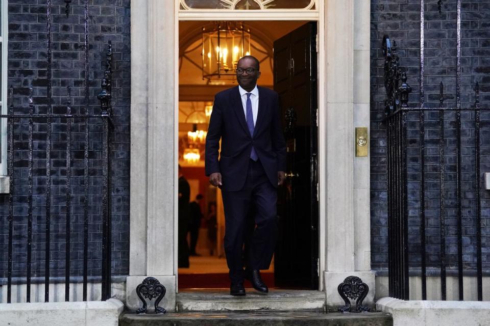 Newly installed Chancellor of the Exchequer Kwasi Kwarteng (Kirsty O’Connor/PA) (PA Wire)