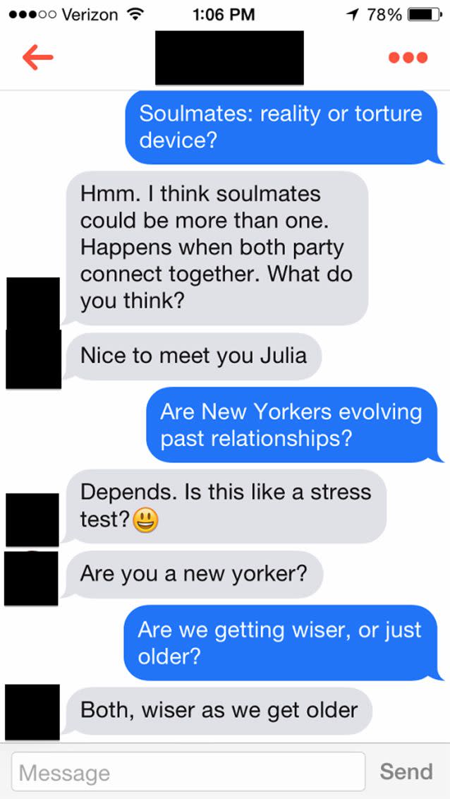 Sex msg tinder