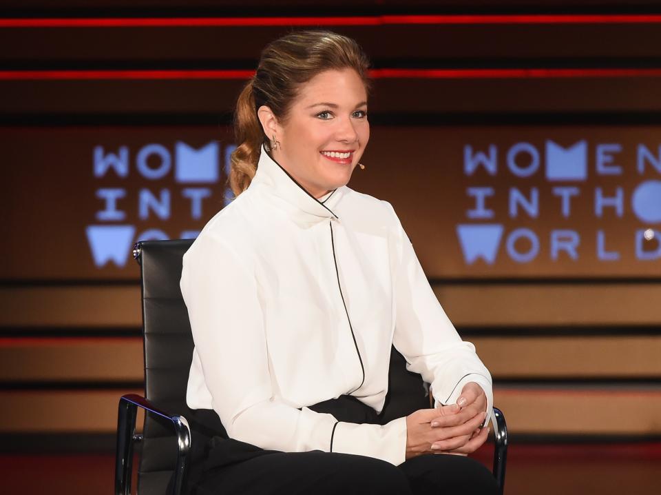 Sophie Gregoire Trudeau speaks onstage at the 2018 Women In The World Summit at Lincoln Center on April 14, 2018 in New York City.