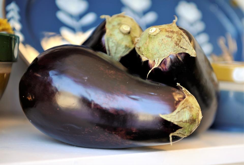 Beautiful eggplants are one of the most versatile vegetables. Eat more of them!