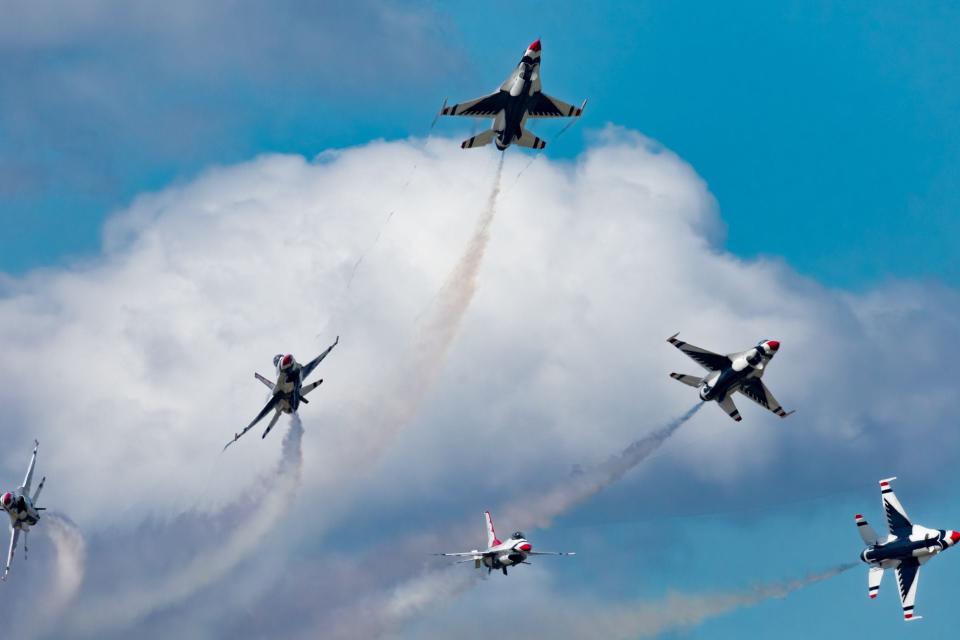 The 2023 Orlando Air Show at Orlando Sanford International Airport.