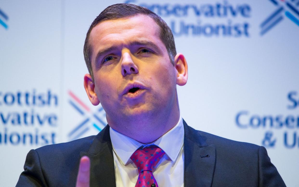 Douglas Ross has raised concerns about fruit being left to rot - Colin D Fisher/PA