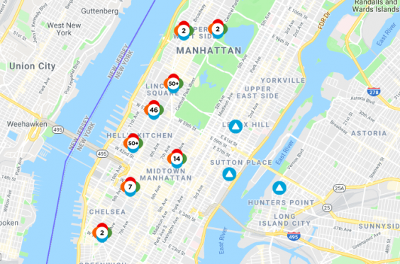A map shared online by Con Edison shows the areas affected